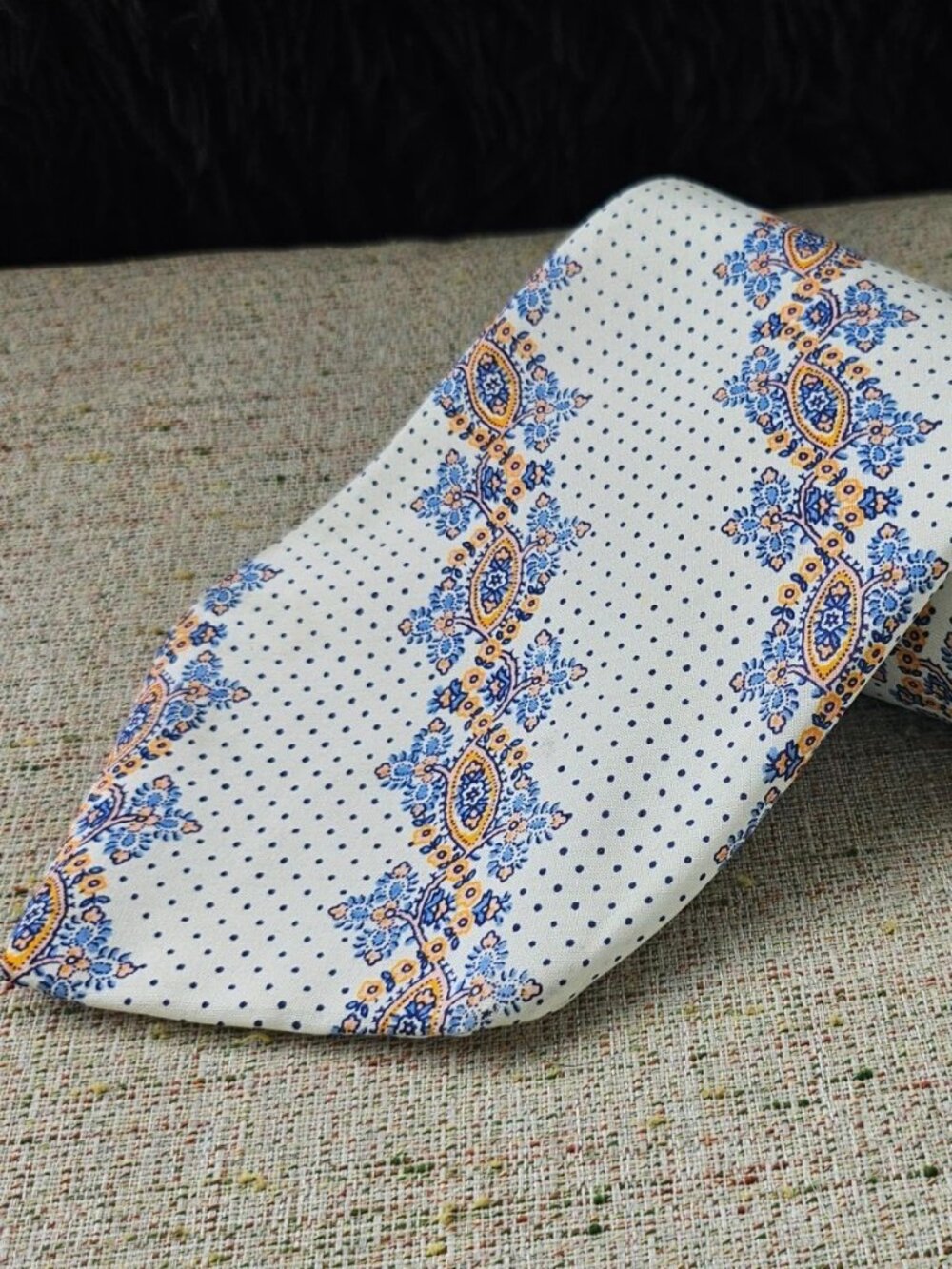 Vintage Leibert Men Tie Classic Necktie 100% Silk Tie